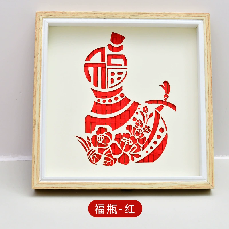 handmade intangible cultural heritage bamboo painting DIY material package salon team building activity kindergarten ornaments series