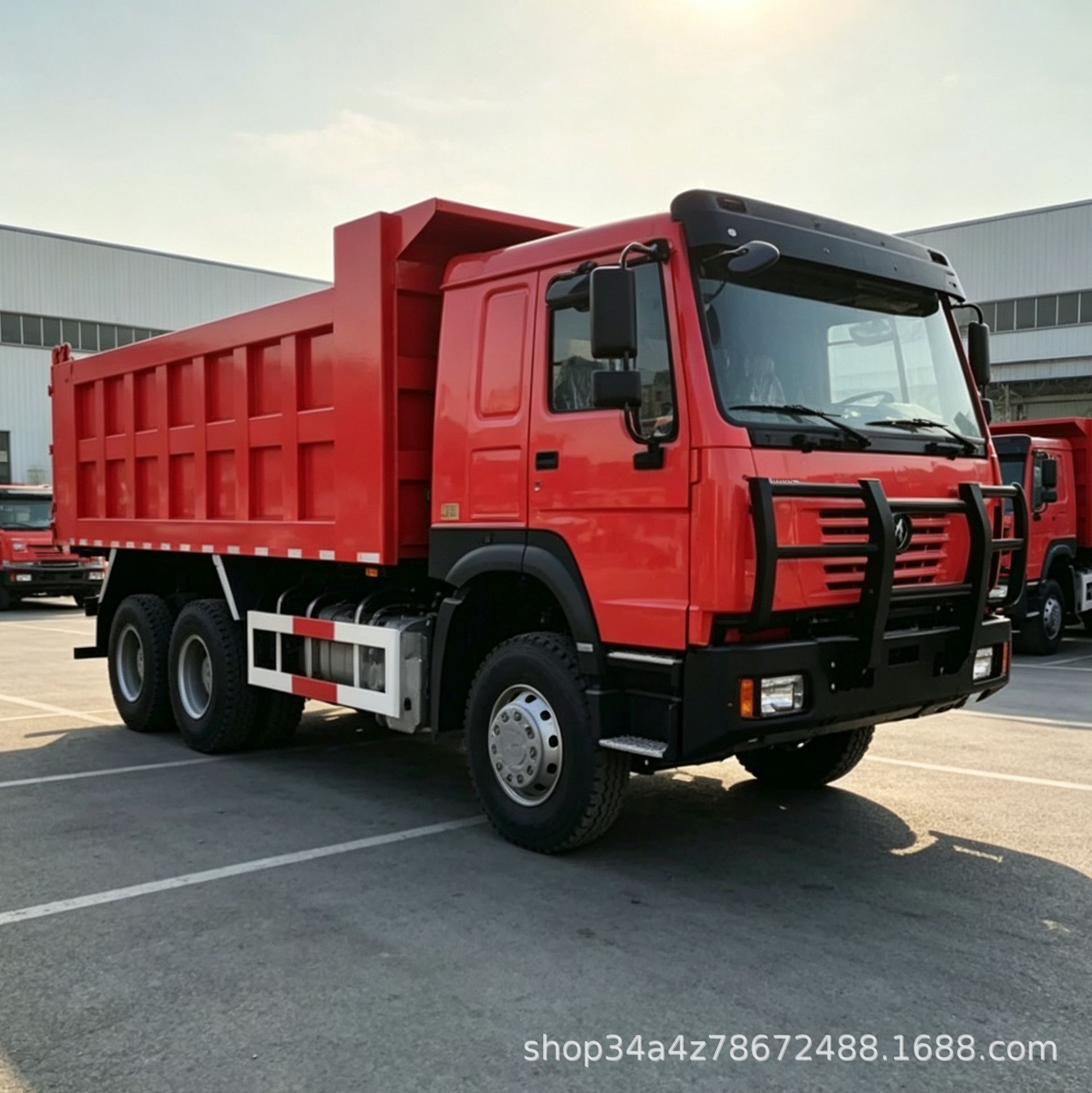Cross-Border Trade: Sinotruk Rear-Dump Dump Truck, 6X4 Dump Truck, Howo Rear-Eight-Wheel Dump Truck, Soil Dump Truck