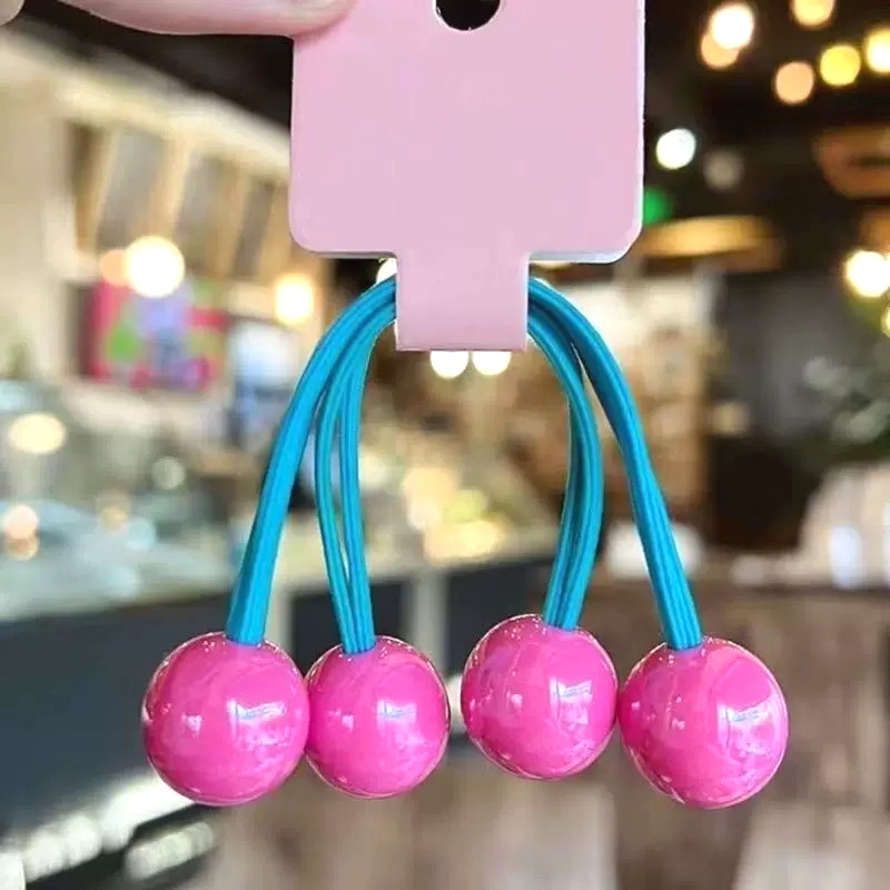 Coreana de color caramelo de alta calidad correa larga anillo de cabello bola princesa no lesiones de cabello color nuevo