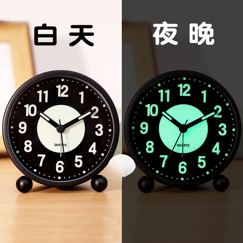 Luminous Small Alarm Clock for Students, Kidsren's Bedside Digital Clock, Creative Stylish, Lazy Alarm Clock, Large Volume