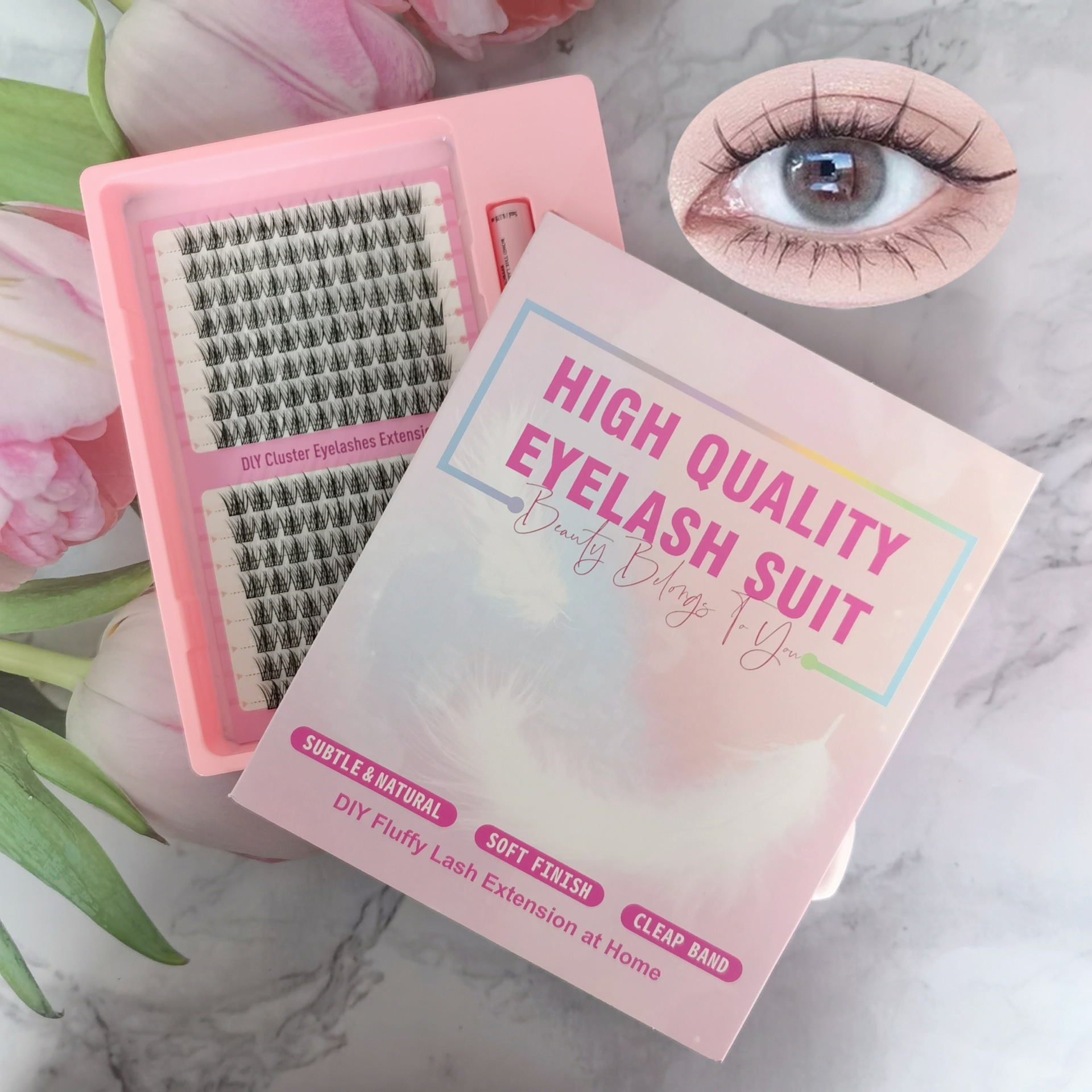 Conjunto de pestañas falsas transfronterizas de gran capacidad trilogía pestañas falsas un solo grupo segmentación venta caliente nueva pestañas falsas