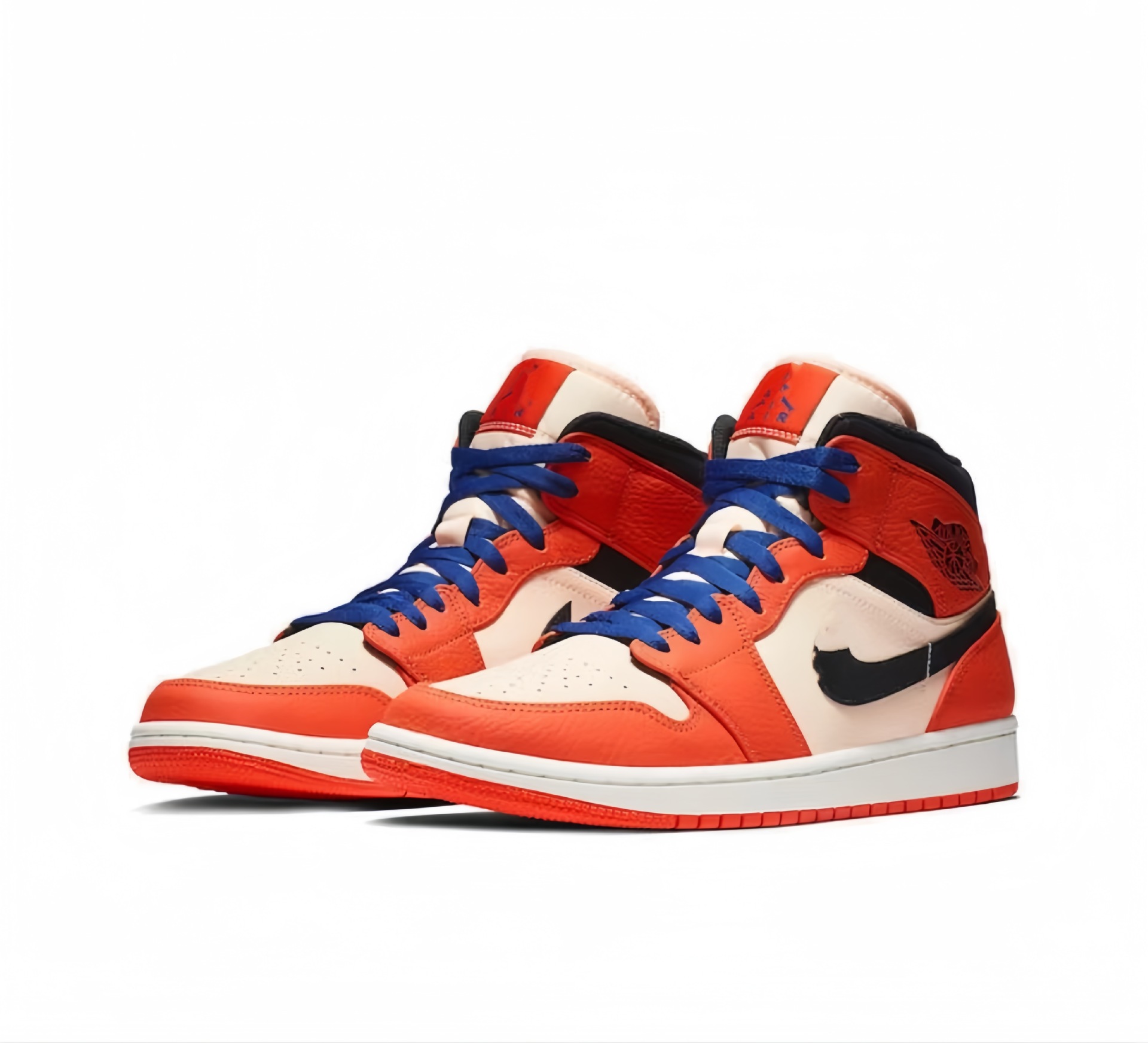 24 aj1 미디엄 탑 스몰 화이트 버클 크러쉬드