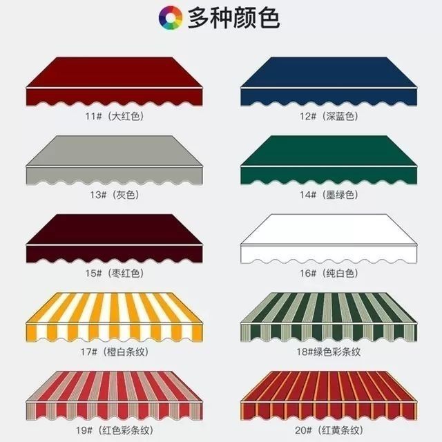 New thickened retractable sunshade canopy with replaceable fabric, sun and rain protection tarpaulin, outdoor canopy fabric, sun-proof and waterproof tarpaulin, single-layer fabric