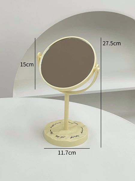 Double-sided [rotating mirror]-cream color