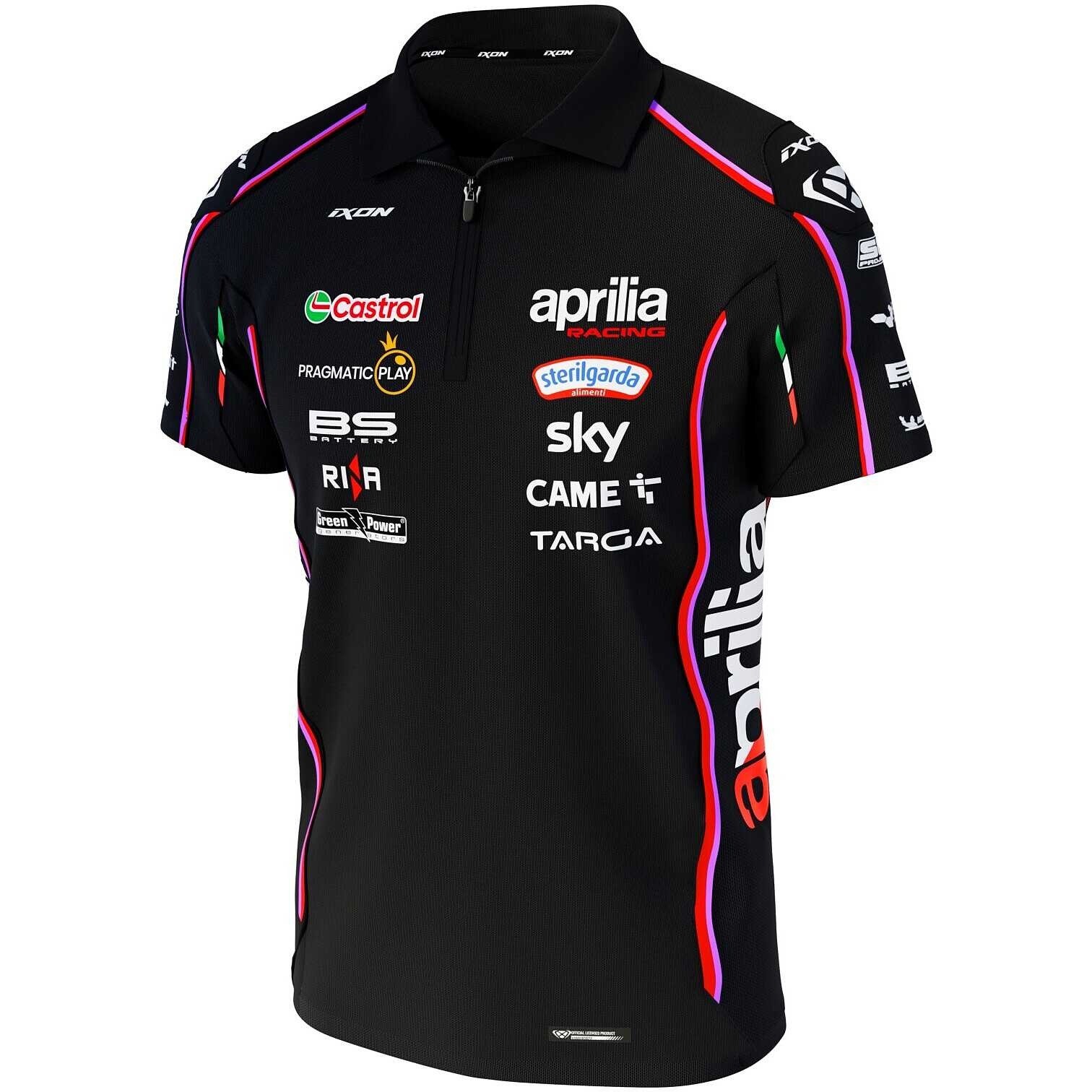 Ixon Aprilia Racing Team Replica 2026 Shirt Black