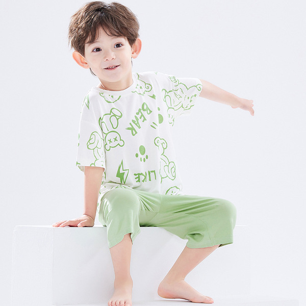 Children's summer thin pijama for boys