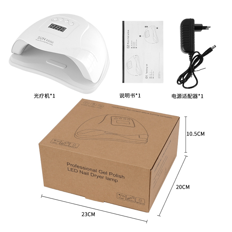 Transfronterizo sunx5plus lámpara de uñas 120W alta potencia uñas horneado lámpara de uñas tienda de uñas uv luz de terapia de uñas al por mayor