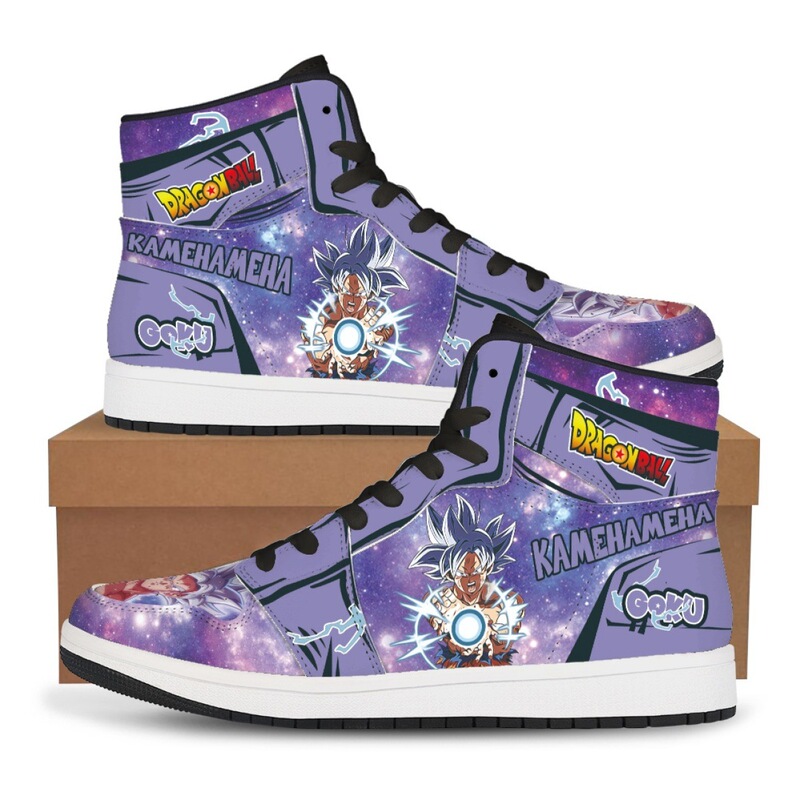 Riman Dragon Ball Series goku Characters Peripheral Animation Printing High-top Basketball shoes sneaker Cross-border Agency