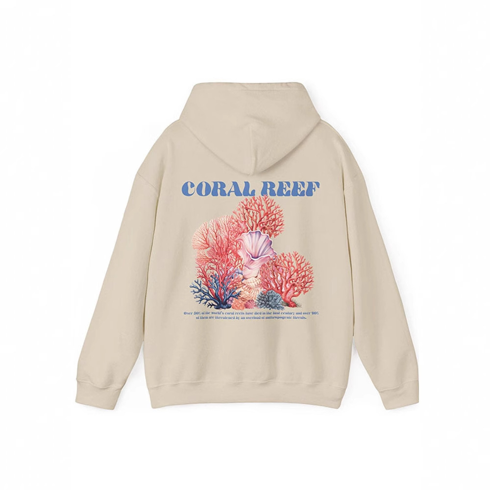 Sudadera con capucha de vacaciones junto al mar con cordón roscado suelto transfronterizo europeo y americano