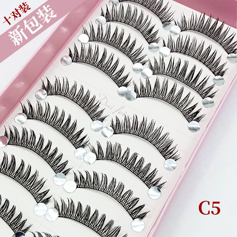 False eyelashes, natural makeup, wholesale, 10 pair