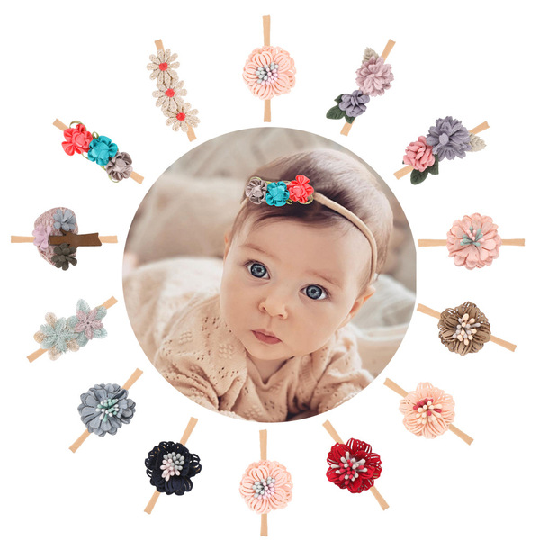 Children's elastic retro headband