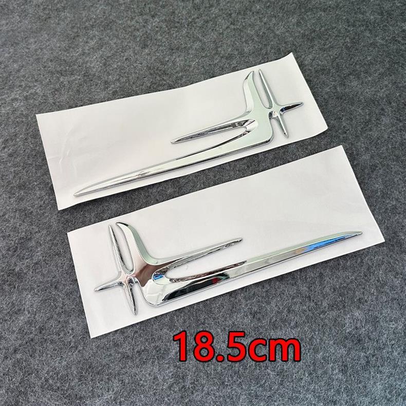 Suitable for Mercedes-Benz new C-Class, rear side emblem, E-Class, A-Class, E300L, C260L, extended version, car emblem, angel wing body sticker