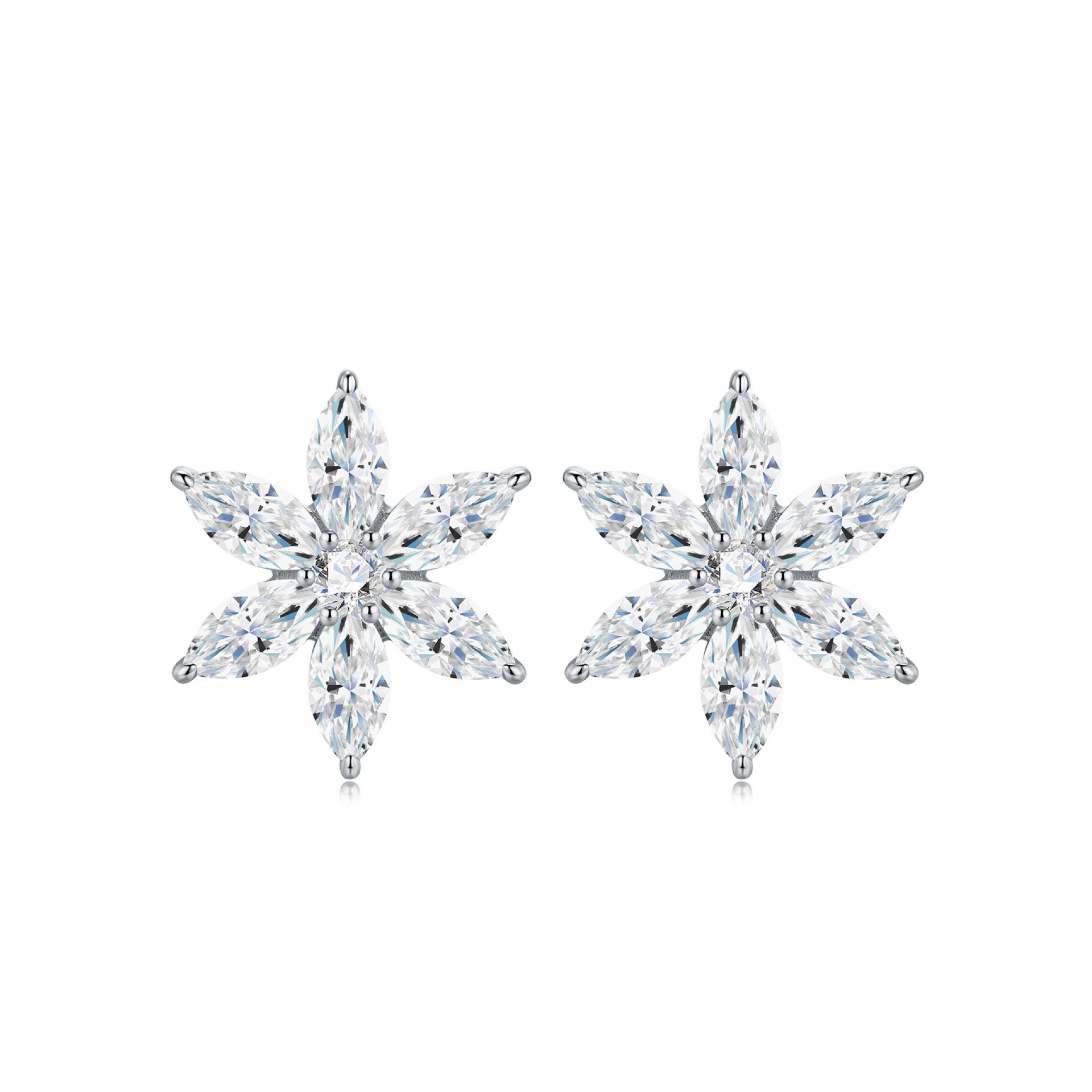 Moissanite 925 Special-interest Earrings Advanced Sense