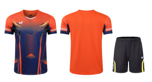 Children's TaBle Tennis Uniforms for Boys and Girls, TaBle Tennis Tops, Quick-drying Short-sleeved Student Competition Team Uniforms 3653B
