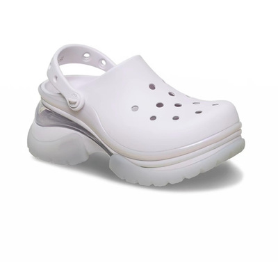 Ретро тапочки в стиле Crocs, босоножки на платформе на каблуке, повседневные женские мюли, увеличивают рост