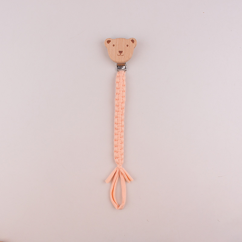 Productos para bebés beech osos chupeta clips para bebés pacificador chupeta de goma de diente para evitar la caída de la cuerda