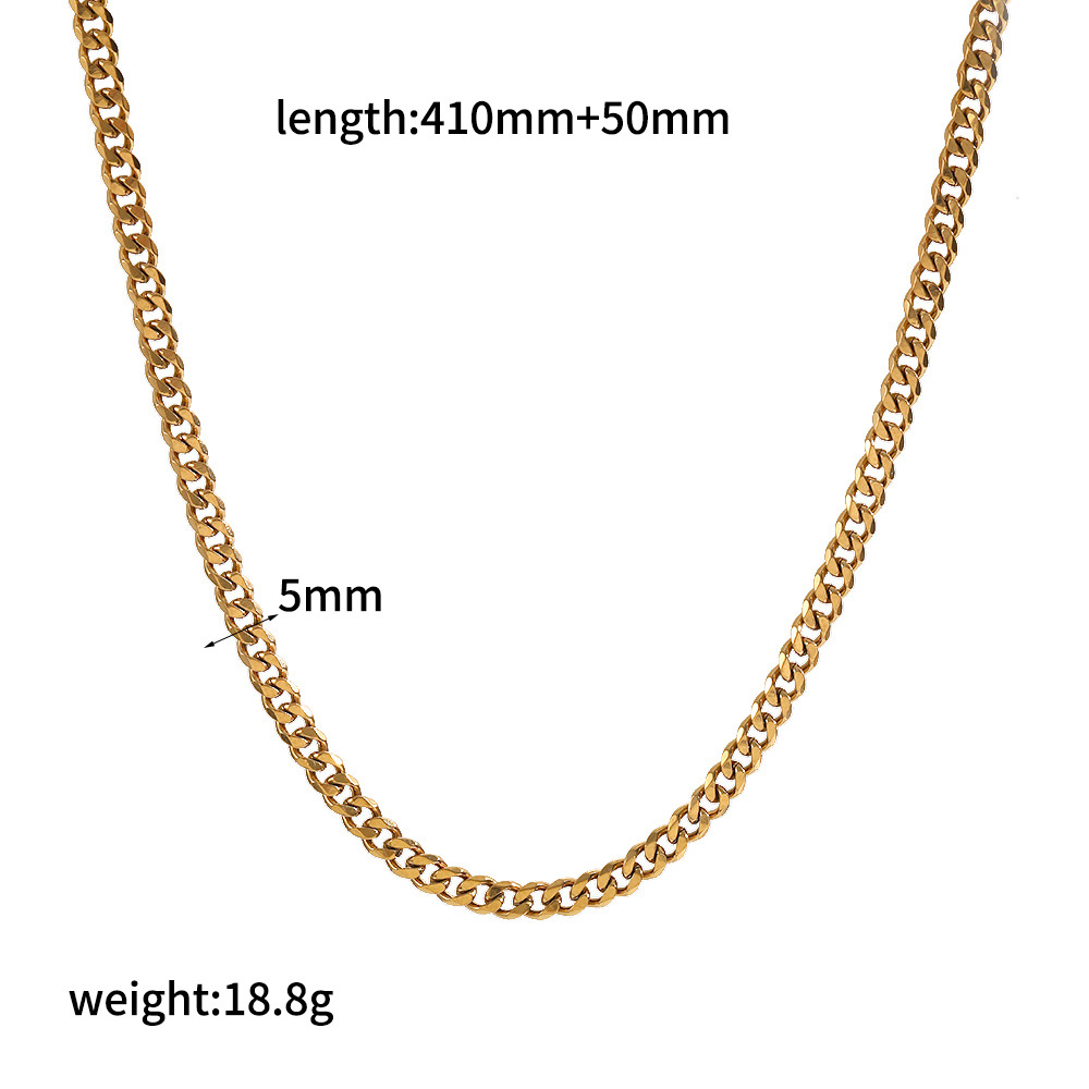 Personlig torque halskæde i rustfrit stål_voghion.com