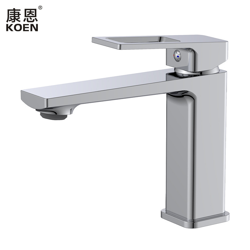浴室用洗面台キャビネット、家庭用蛇口、電気メッキ、単穴、温冷両用、洗面台用、卓上型、全銅製蛇口|undefined