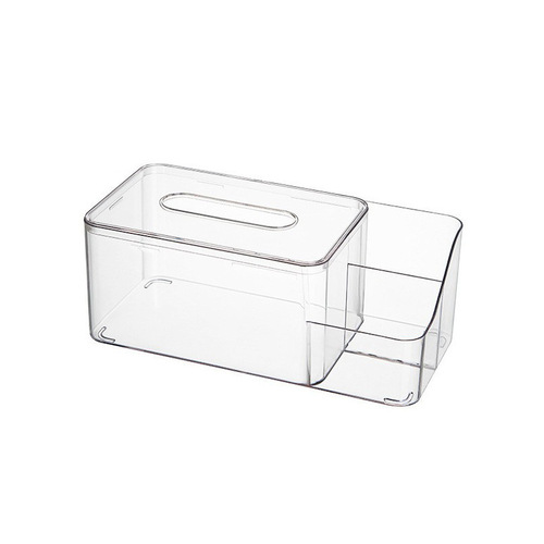 Bathroom tissue box, living room creative home decor, Instagram-inspired, light luxury transparent multifunctional acrylic paper towel holder