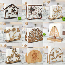 厂家批发家用创意欧式纸巾架桌面立式铁艺餐巾夹咖啡馆餐巾纸架