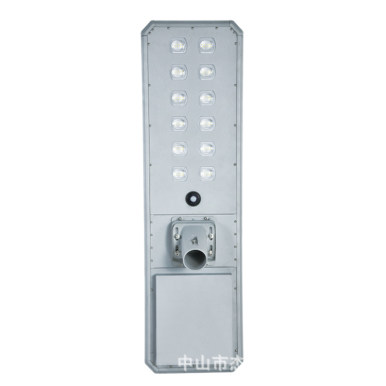 Lámpara solar integrada lámpara de calle LED perfil cuerpo de aluminio de inducción perfil de aluminio impermeable transfronteriza lámpara de jardín de minería térmica