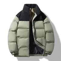 Men's down jacket, thickened warm insulation, high collar, M–5XL