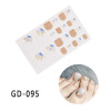 Summer leg stickers, nail stickers, Japanese fake nails for manicure, 22 years