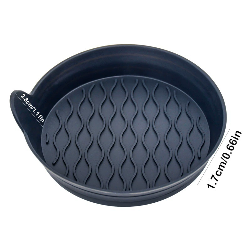 Трансграничная Горячая продажа, автомобильная силиконовая подставка, автомобильная подставка для воды, круглый Противоскользящий коврик, креативный коврик для хранения салона автомобиля