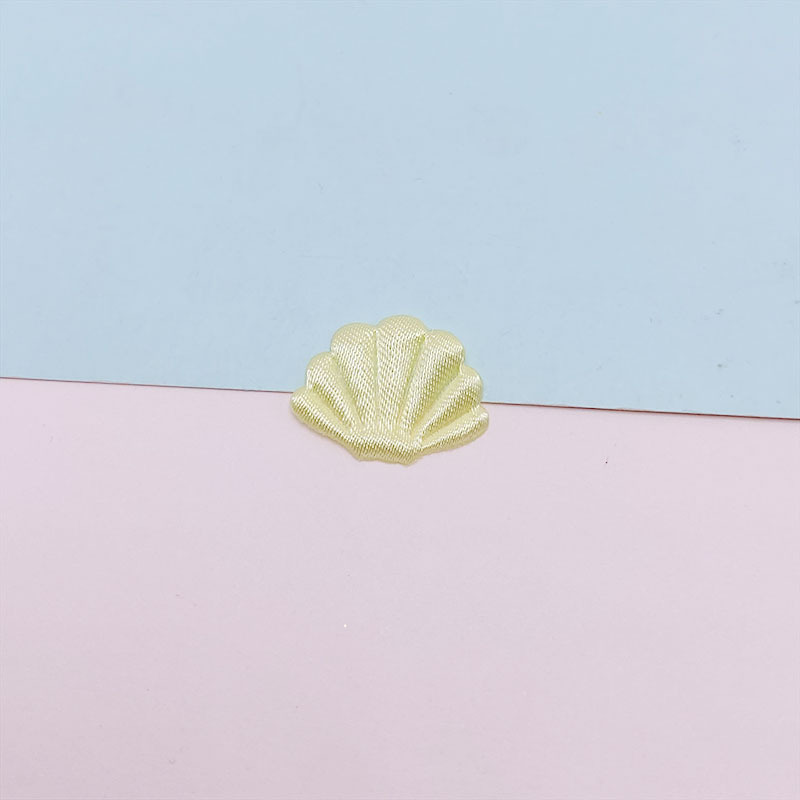 DIY pulsera material fresco de doble cara de la tela de satén Shell DIY horquilla joyería Marina serie accesorios decorativos