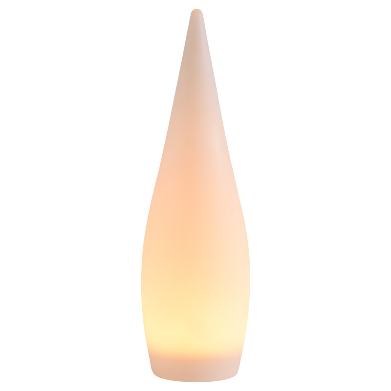 Lámpara de suelo de goteo de agua luminosa solar poste de lámpara al aire libre césped lámpara de jardín red roja atmósfera vertical lámpara de decoración de boda