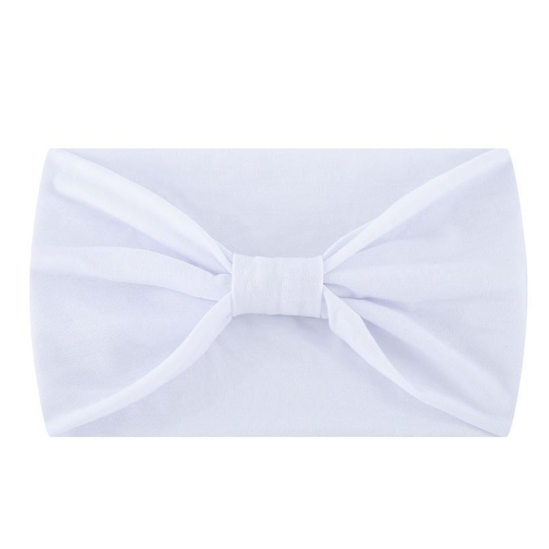 Fashion Solid Color Cloth Hair Band 1 Piece display picture 2