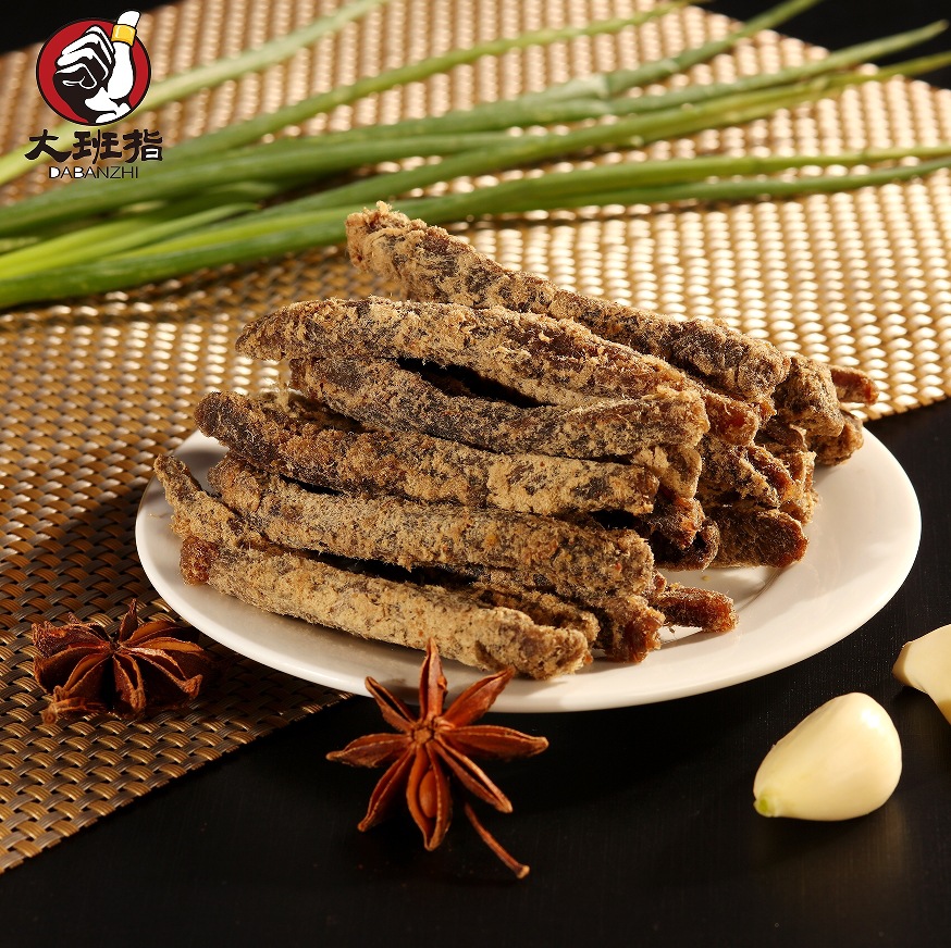 大班指五香100g牛肉干四川达州产办公室小吃熟食休闲零食