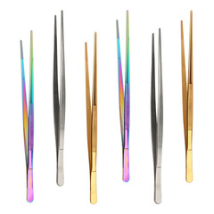 Kitchen Food Tongs Colorful Home Use Korean BBQ Tongs Thick Chicken Bone Scissors BBQ Korean Pliers BBQ Tongs