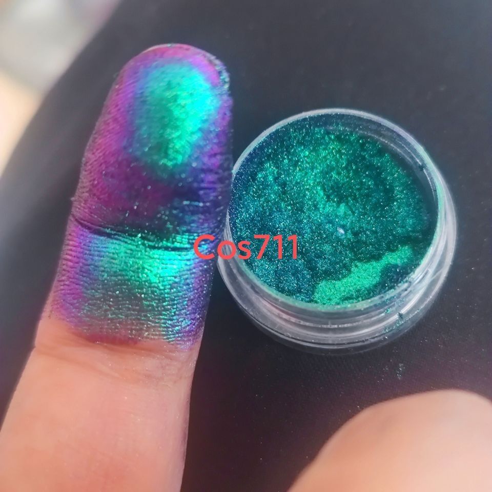 跨境小众欧美风变色龙偏光闪粉Multichrome Pigment 0.2g