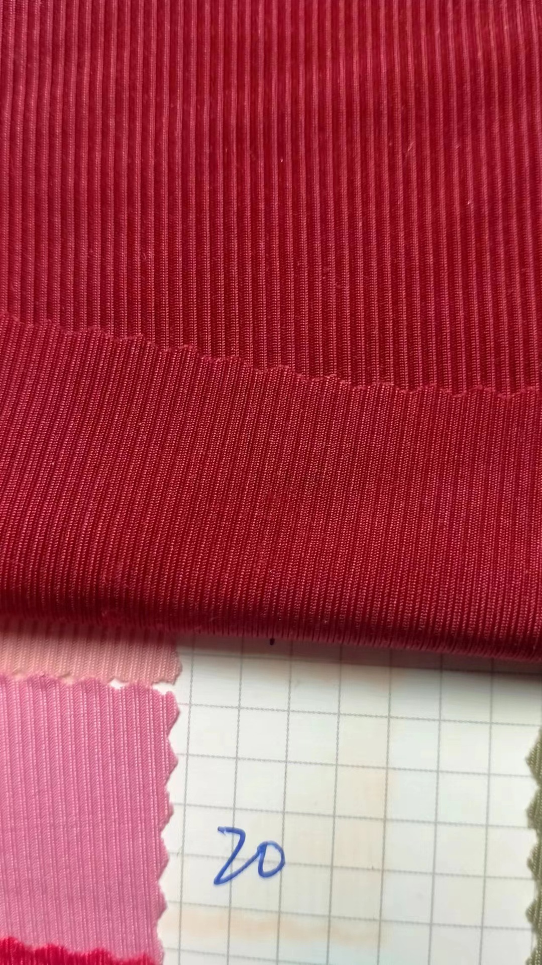 厂家直供冰丝罗纹180克裤料上衣套装印花底布女装童装夏季