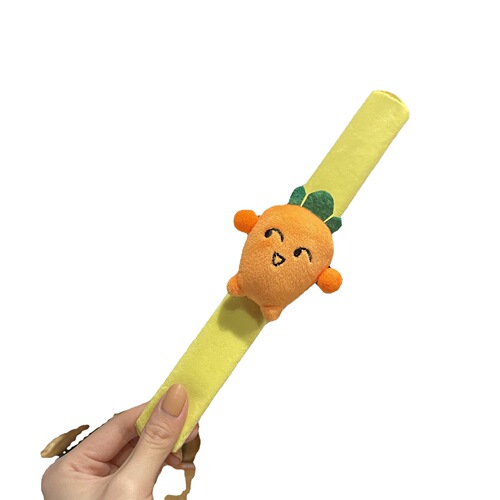 Children's snap ring cartoon plush doll couple bracelet creative decoration holiday hair accessories wedding small gifts