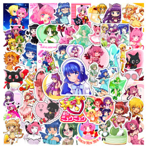 50 pieces hellokittyKT cat graffiti stickers scooter guitar water Cup trolley case PVC waterproof stickers