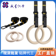 体操フィットネス機器フィットネスリング白樺フィットネスリング卸売屋内体操懸垂セット