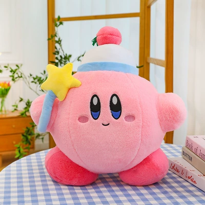 Cross-Border Magic Star Kirby Plush Toys, Dolls, Pillows, Claw Machine Redemption Gifts, Foreign Trade Wholesale (Oyuncaq yastıqlar) - magic-kirby-4540cm06kg