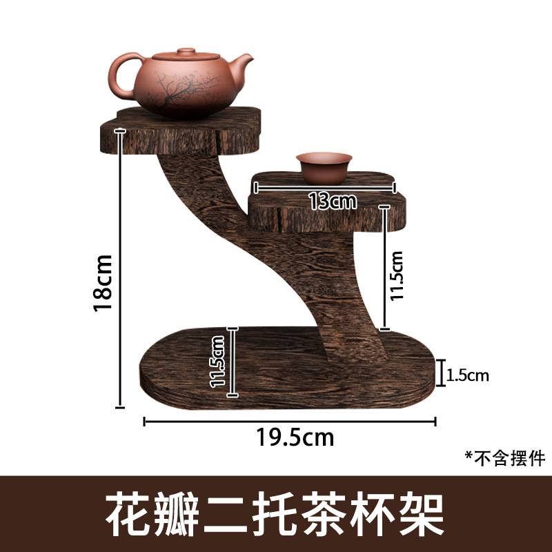 中古香水ディスプレイラックデスクトップ化粧品収納ラック多層大型無垢材収納ラックカップホルダー|undefined