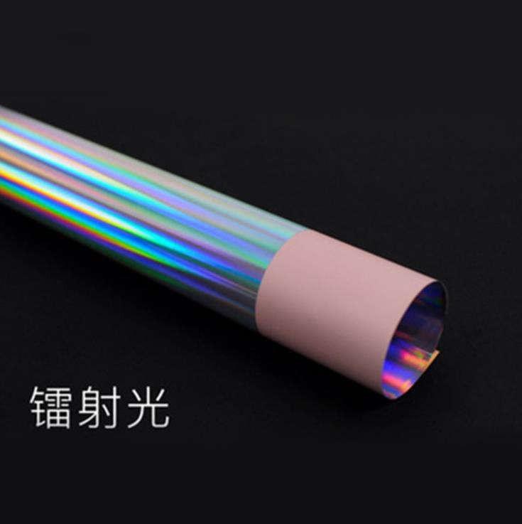 Nuevo fabricante de fiestas de flores de color metálico flor florista paquete de flores papel de embalaje de regalos de alta calidad