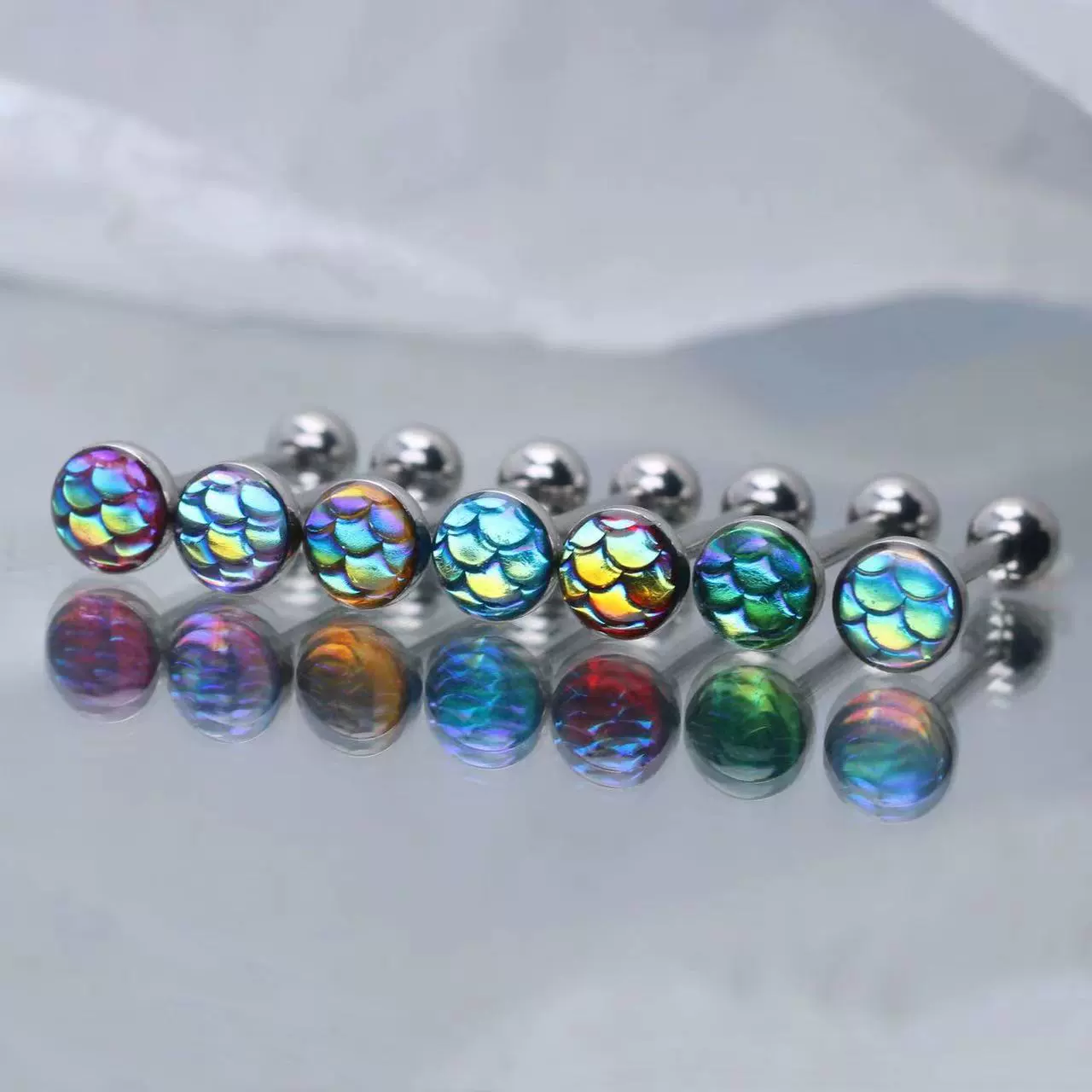 Ушной пирсинг, ногтей Sequins из нержавеющей стали, новая коллекция