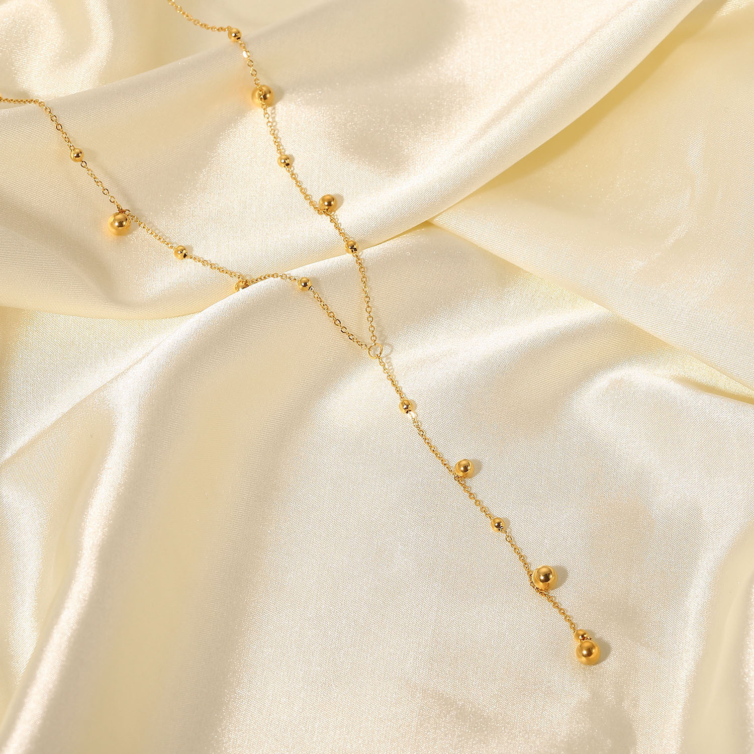 Ig-stil Einfacher Stil Einfarbig Titan Stahl Überzug 18 Karat Vergoldet Halskette Mit Anhänger display picture 4