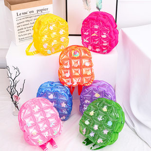 (Wholesale), beach backpack PVC, children's bag, shoulder bag