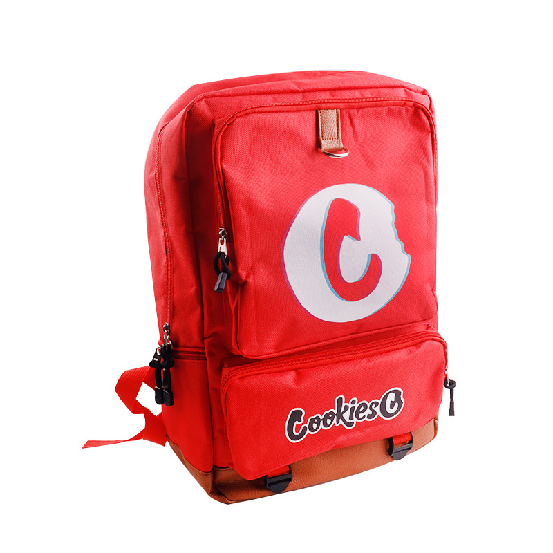 Cross border cookies men and women notebook Computer package Versatile schoolbag capacity Compartment Backpack wholesale