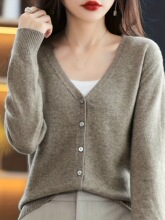 H 47530 Knitted Cardigan Sweater Coat ��֯�������� �羳