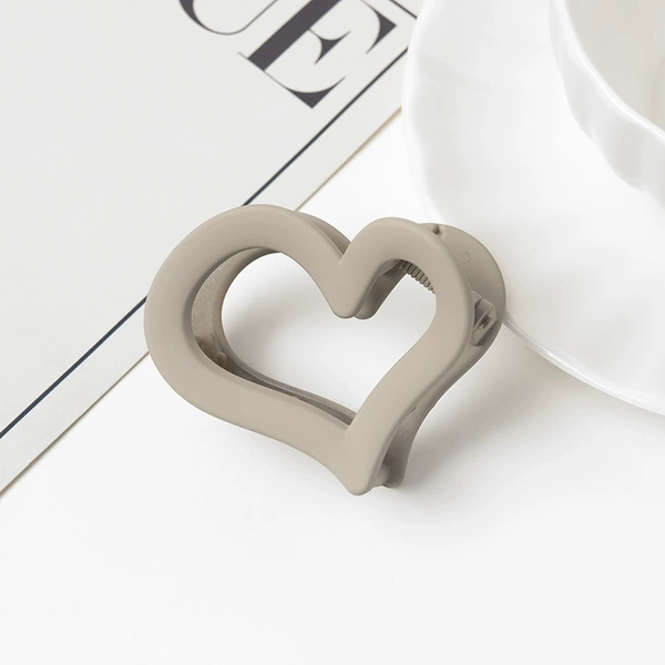 【6.5CM Peach Heart Gray】Gray