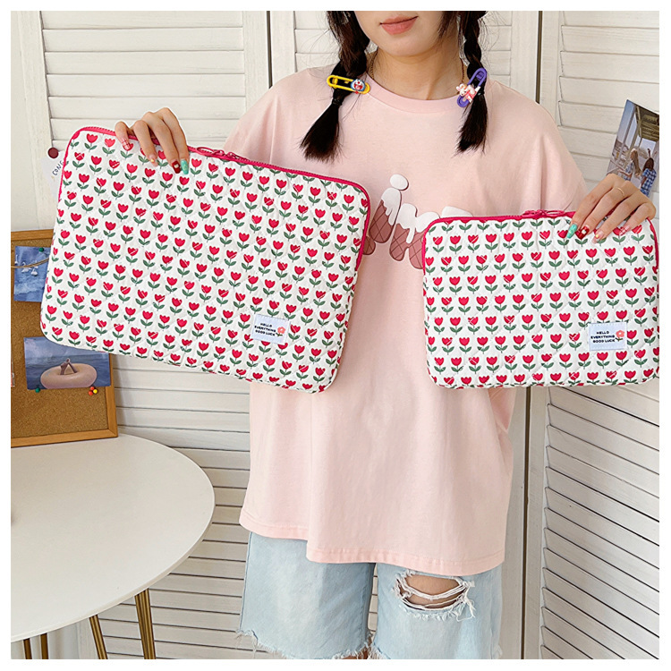 Korean-Style Fresh and Simple Ins-Style Tablet Sleeve Bag 11inch iPad Protective Case 14 15inch Notebook Anti-Drop Computer Bag Korean-Style Fresh and Simple Ins-Style Tablet Sleeve Bag 11inch iPad Protective Case 14 15inch Notebook Anti-Drop Computer Bag