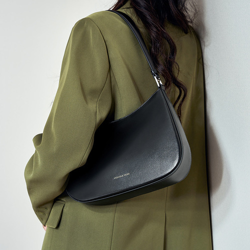 Selected High-End Genuine Leather Women's Crossbody Bag 2024 Spring New Unique Design Women's Bag White Fashion Shoulder Bag