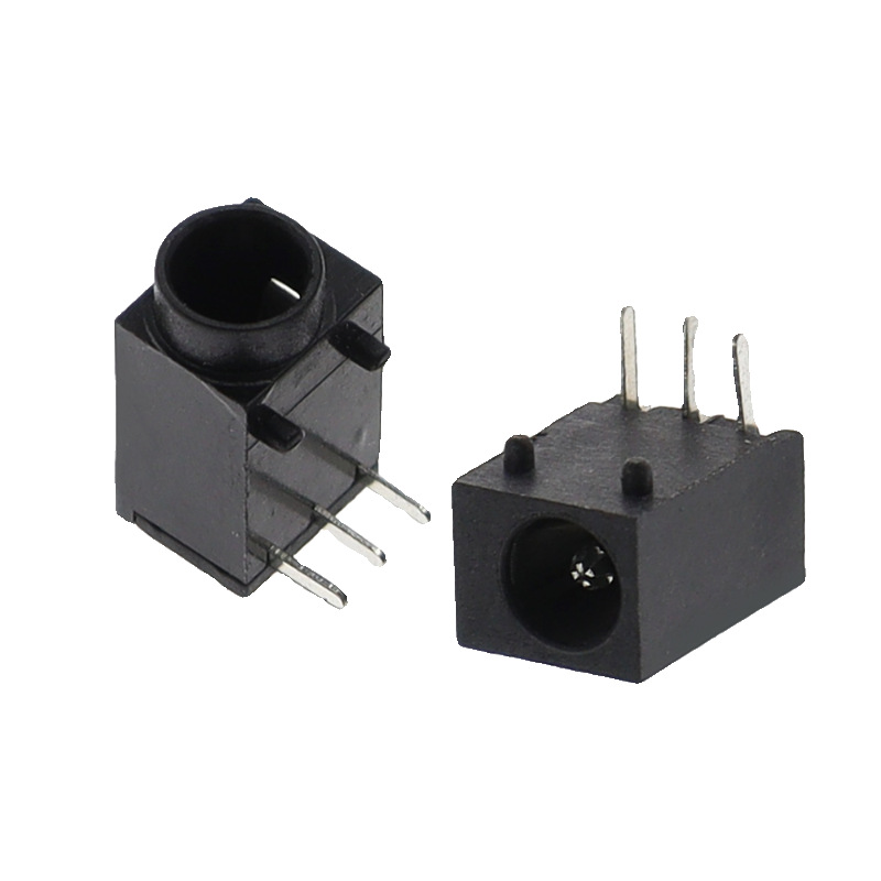 DC003/003A DC DC 전원 소켓 3.5*1.3/1.35MM 원형 헤드 전원 암 소켓 3핀 직접 플러그 3P